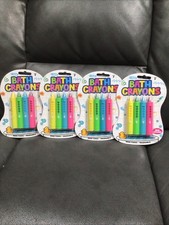 Kids Bathtub Crayons Non Toxic Set W/ 4 Magic Crayons Big Time Toys Fun/Lot Of 4