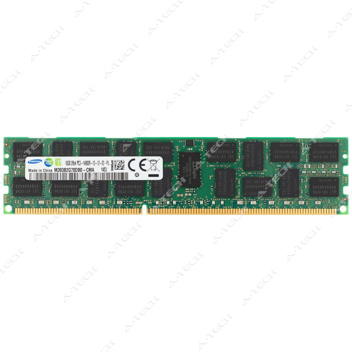 Samsung 16GB PC3-14900 2Rx4 RDIMM 2枚 Preços baixos em Samsung PC3-14900 (DDR3-1866) velocidade de