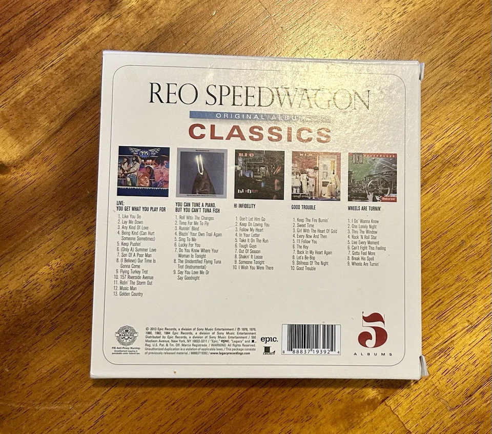 REO Speedwagon - Original Album Classics [New CD] Boxed Set Foto 2 de 4