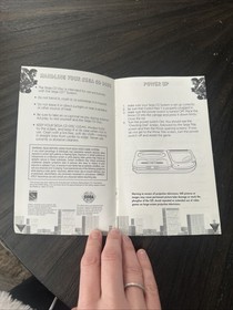 Sega CD Manual Only Ultraverse Prime W/Reg Card