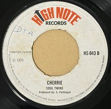 LISTEN! BOSS! The Soul Twins - Cherrie/Little Suzie Plays Great. VG+
