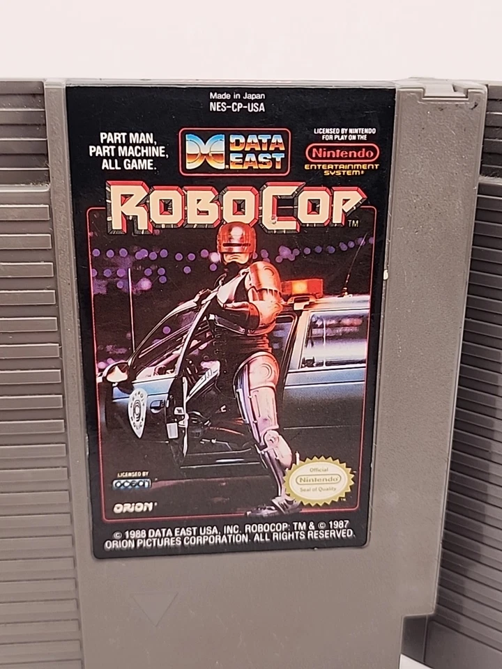 RoboCop (Nes, Nintendo Entertainment System) y MLB 1987 ambos no cargan rotos Foto 2 de 4