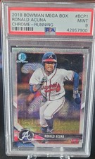 2018 Bowman - Chrome Prospects Ronald Acuña Jr. #BCP1 Mojo Refractor Running...