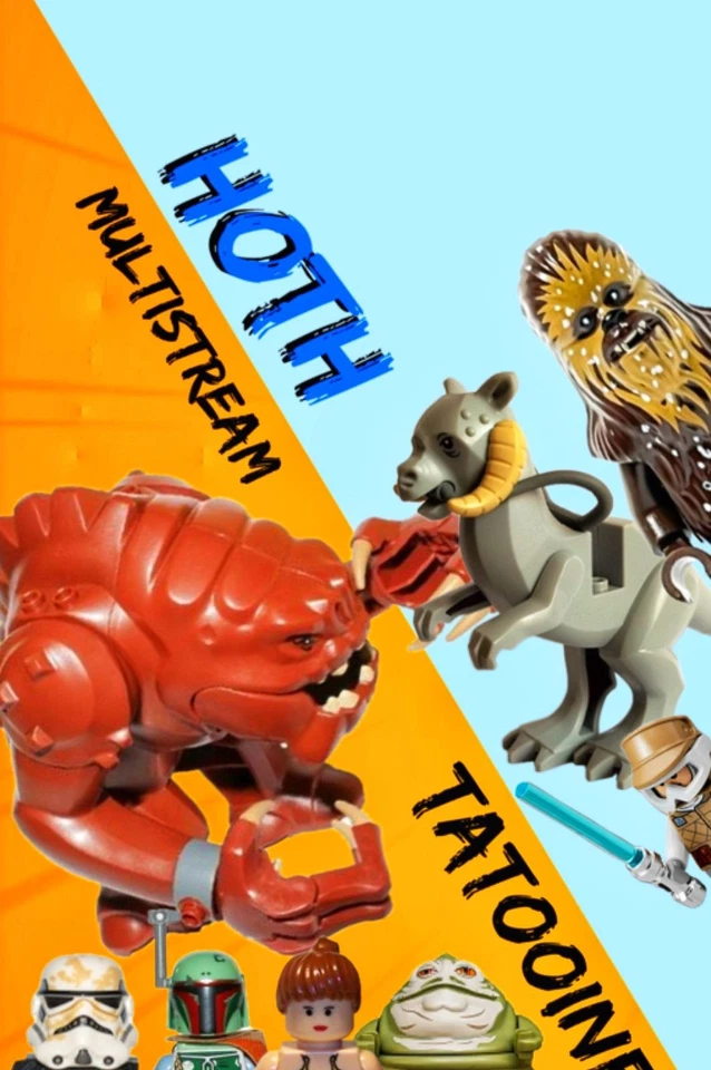 JEDER STEHT AUF TATOOIN und HOTH BANGER LEDER Multi Stream