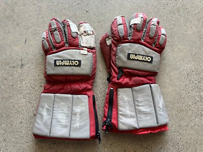Vintage Olympia Thermolite Lined Aqua-Tex Padded Ski Snow Snowboarding Gloves M