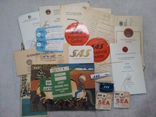 1967 SAS Scandinavian Airlines Inaugural Seattle Bergen Norway Collection LOT