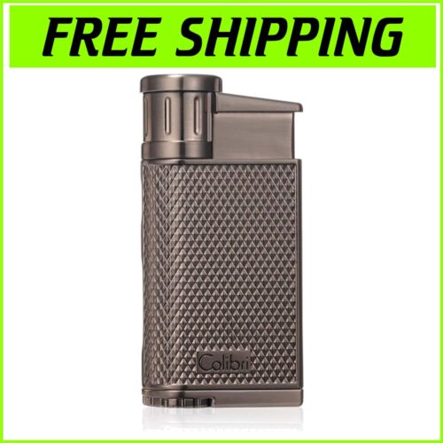 Compact Gunmetal Butane Lighter with Windproof Design – Perfect for Outdoors
