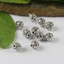 30pcs Tibetan Silver Round Spacer beads H0536