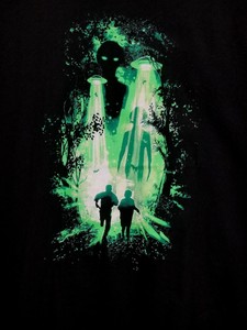 Men S Loot Crate Exclusive Large Black X Files Alien Abduction Ufo