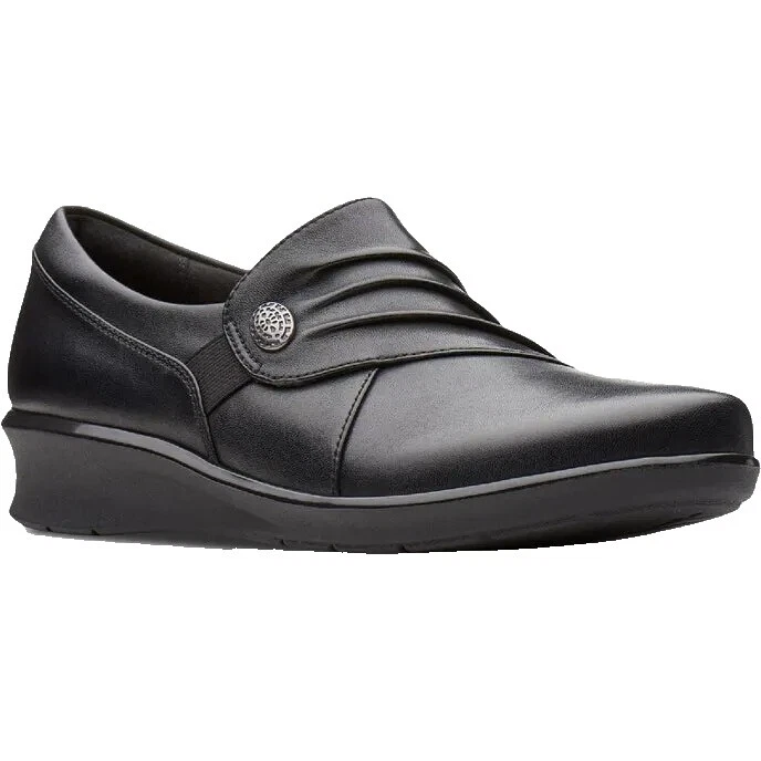Clarks Black Comfort Shoes for Women