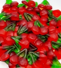 1kg Jelly Twin Cherries Jellies Halal Aladdins Sweets Bulk Buy Party Candy Carts