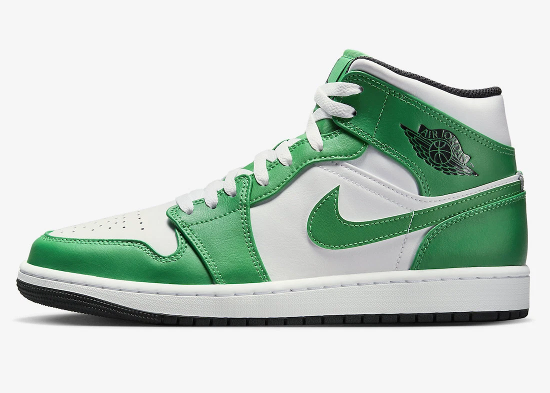 Jordans white shop and green