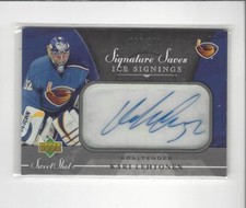 2006-07 Sweet Shot Signature Saves Kari Lehtonen AUTOGRAPH Thrashers /100 