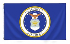 3x5 ft US AIR FORCE SEAL Official Military Insignia Flag Outdoor Nylon USA Made