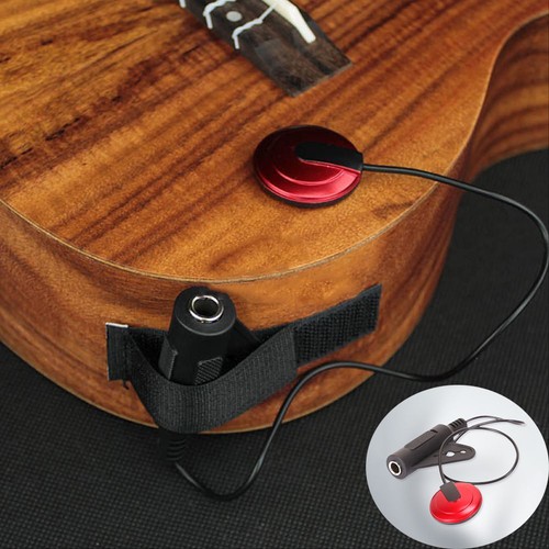 Pickup microfono acustico piezoelettrico a contatto per chitarra violino mandolino ukulele UU  - Foto 1 di 3