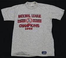 Rare VTG EASTPORT St. Louis Cardinals NL Division Champions 1985 T Shirt 80s S