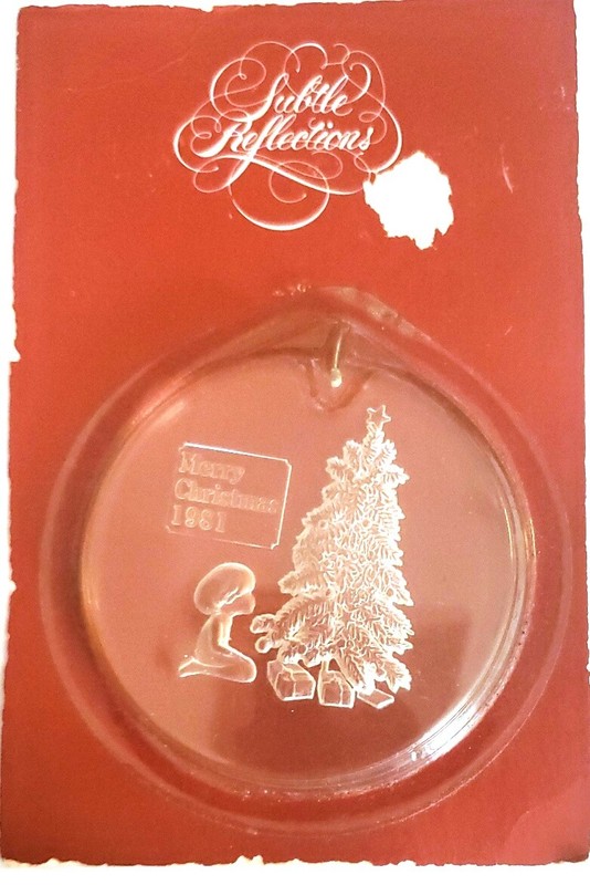 Vintage 3" Christmas Ornament 1981 Princeton Industries Corp