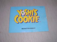 Yoshi's Cookie Nintendo NES Original Instruction Manual