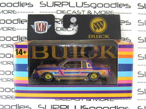 M2 Machines 1:64 1987 Buick Grand National Noir & Blanc - Édition Limitée Walmart - Neuf