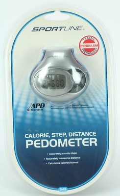 Sportline Calorie Step Distance Pedometer APD Accurate NEW 