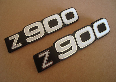Kawasaki Z 900 A4 Emblem fuer Seitendeckel 2 Stueck decor 2 pieces Z900A4 repro.