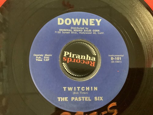 The Pastel Six – Wimo Stomp / Twitchin USED ROCK 45 Piranha Records - Picture 2 of 5