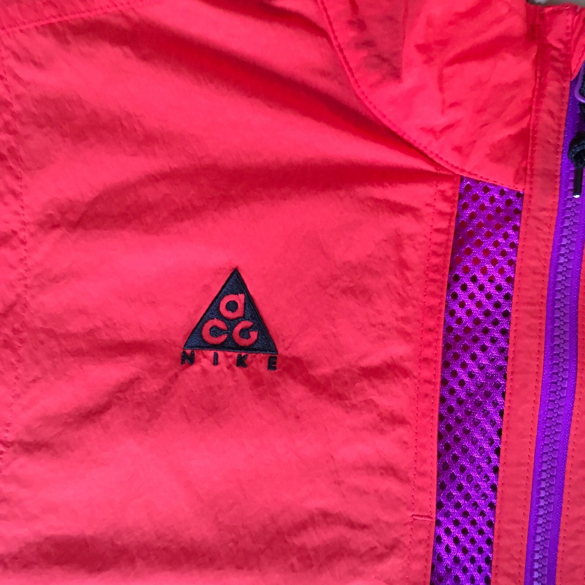 NIKE ACG Zip Utility vest Climbing XL Hi Viz Nylon | eBay