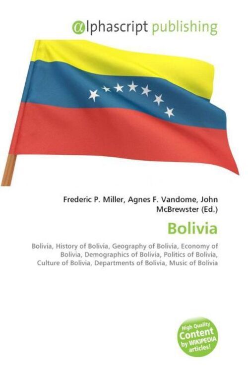 Frederic P. Miller (u. A.) | Bolivia | Taschenbuch | Englisch