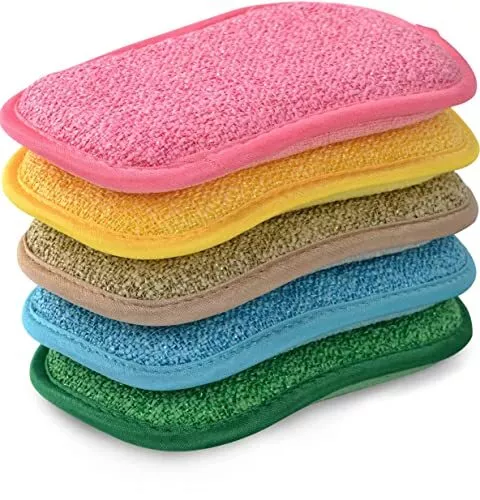 Multipurpose Kitchen Scrub Sponges Heavy Duty Cleaning Nonscratch Scrub Sponge R