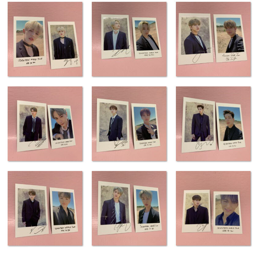 アイドル your choice INSTANT PHOTO CARD SET SEVENTEEN 8th Mini Album Your Choice MD Instant Photocard