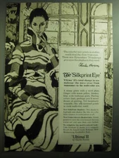 1970 Charles Revson Ultima II Silkprint Eye Makeup Advertisement