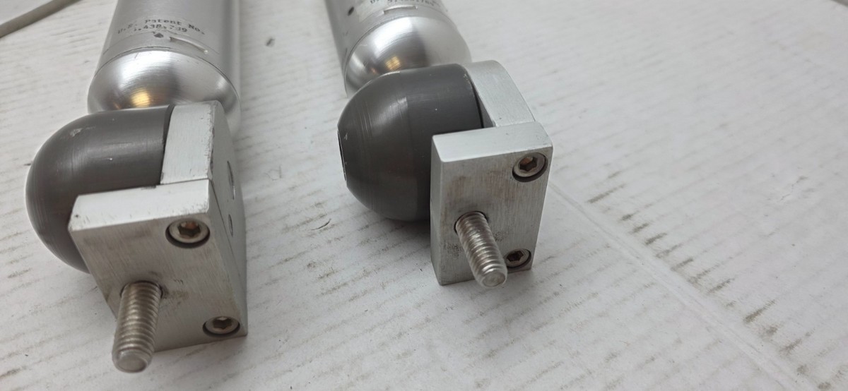 2 Big Jon Double Downrigger Tige Support Multi Réglable Set Vis Demi