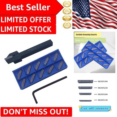 Versatile Grooving Cut-Off Tool Holder with 11 MGMN150-G Inserts for Precision