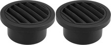 2pcs Warm Air Vent Outlet 75mm Plastic Ducting Heater Air Vent Outlet for Car Au