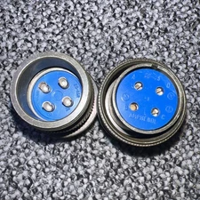AMPHENOL MIL Spec Circular Connector MS3106A 20-4S / 4 pin (lot Of 2) 9933