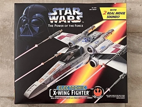 Kenner Star Wars Power Of The Force 2 Electronic X-Wing Fighter Vehicle MIB