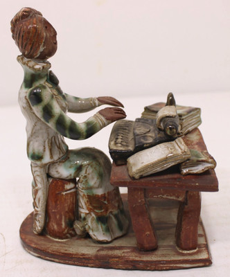 Seven Springs Pottery Marie Whitby, Ashwell ''Schreibmaschine'' 1982