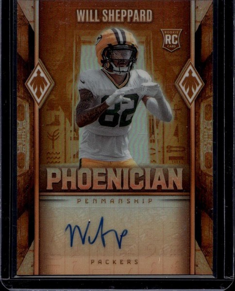 Panini Phoenix 2025 #PHP-WSD Will Sheppard caligrafía fenicia