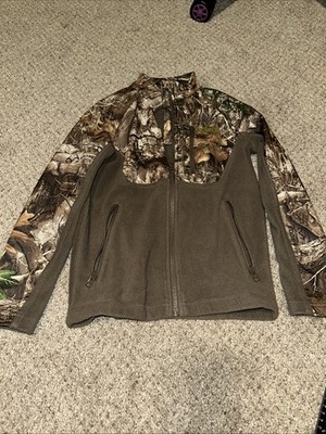 REALTREE Magellan Jacket Insulated Full Zip Size Small Lightweight Outdoors Camo