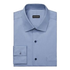 Men's Van Heusen Regular-Fit Stain Shield Spread-Collar Dress Shirt-NWT