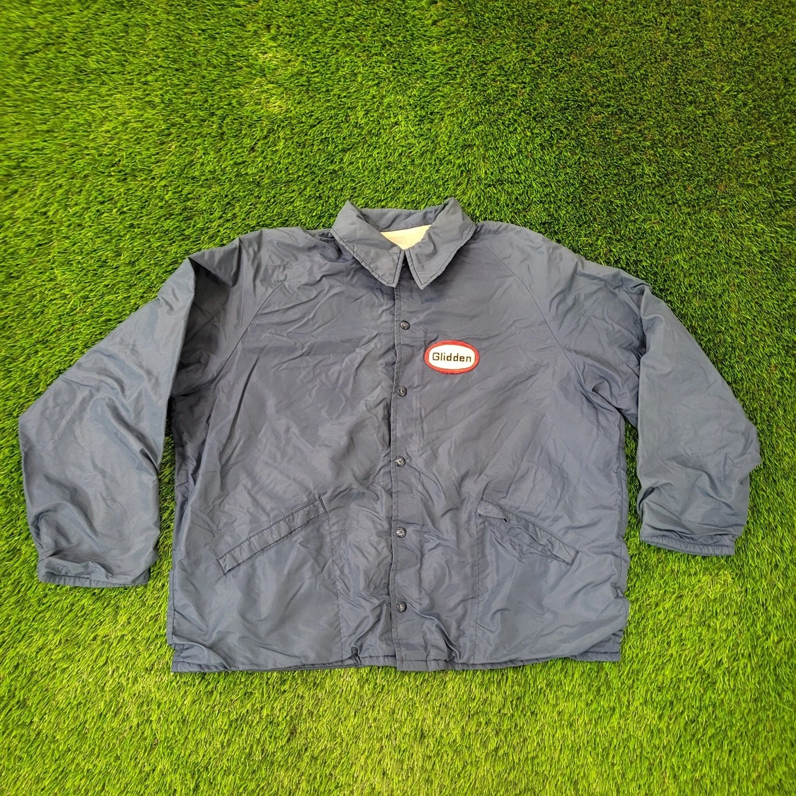 Giacca Coach King Louie Glidden XL 28x28 Union USA vintage anni 70