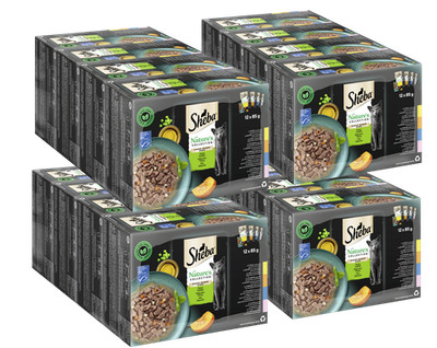 192x85g Sheba Katzenfutter Nassfutter Nature's Collection in Sauce Feine Vielfal