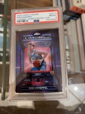 2025 topps chrome basketball Kon Knueppel Loading Purple Refractor /75 Psa 8
