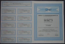 H: Csepel F+K Szerszamgepgyarto RT. 1991 100.000 HUF