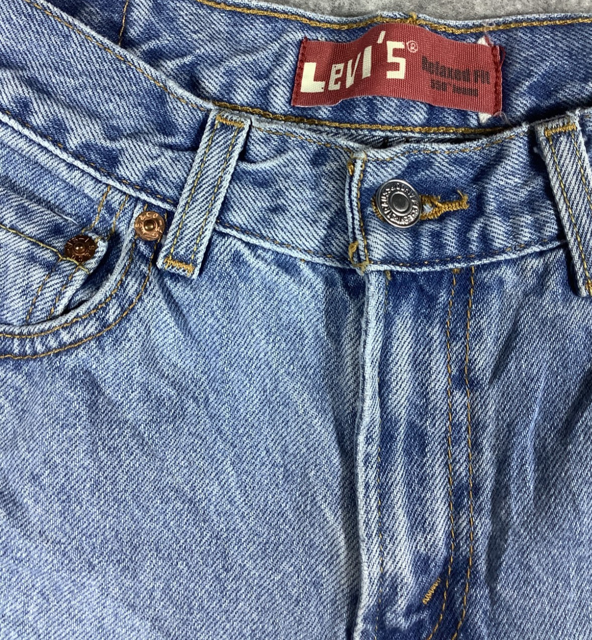 Levi's 550 Straight Relaxed Fit Jeans W30 L28 Men's 135x image 3