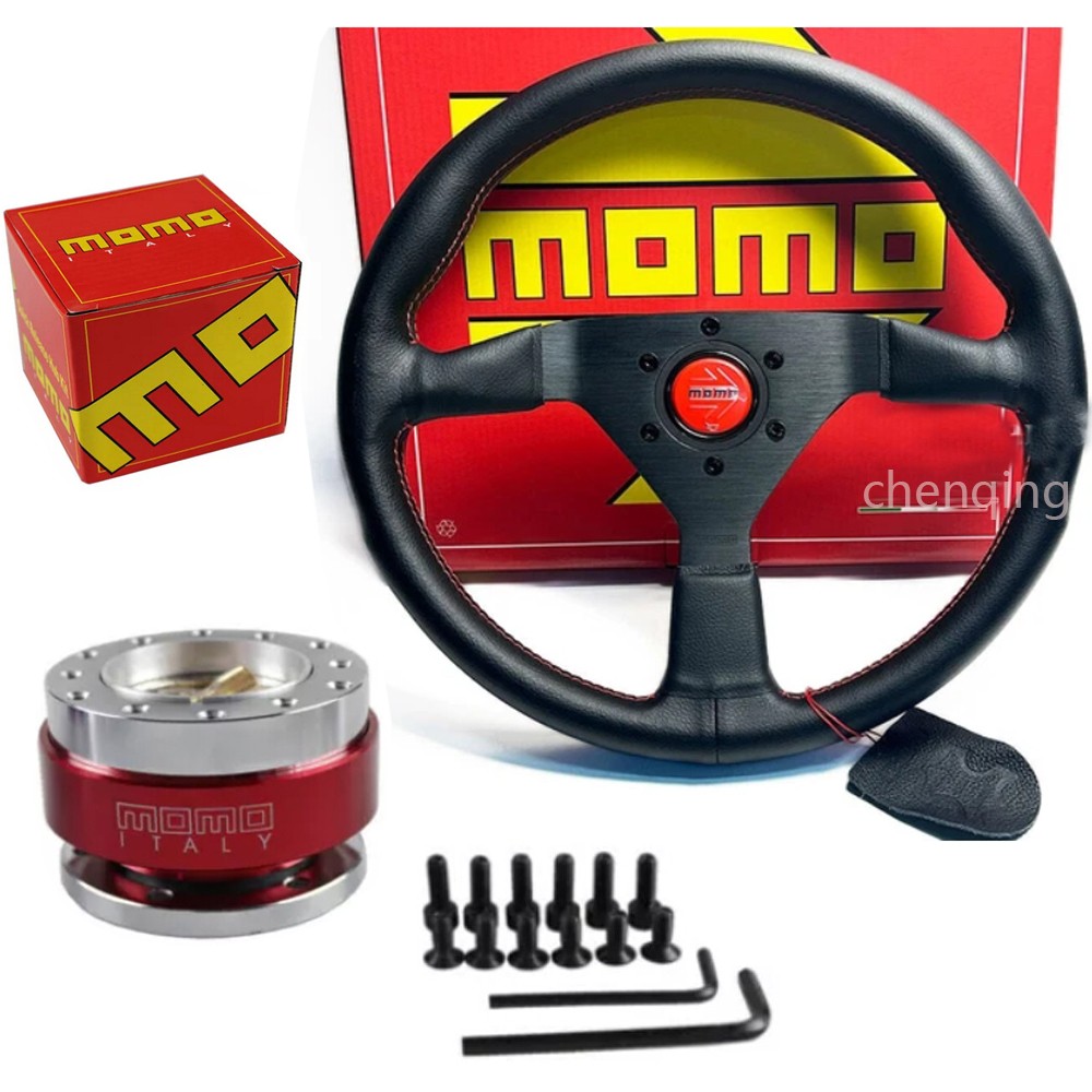 MoMo Steering Wheel 14 inch 340mm Horn & Relase Hub Kit For Volkswagen Honda TOy