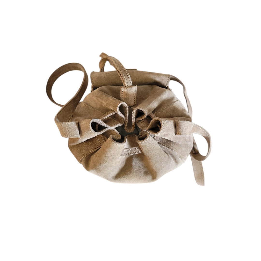 PRADA Shoulder Bag Suede Beige Auth 162513 thumbnail 8