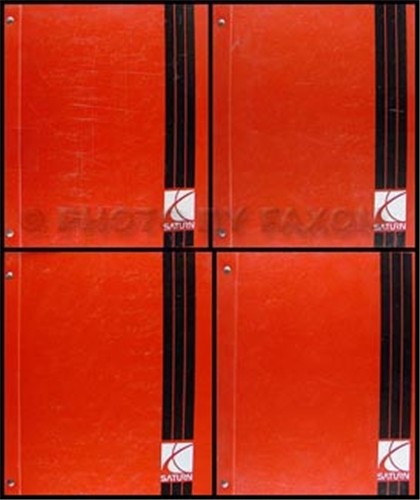 2002 Saturn L-Series Shop Manual Binder 4 Volume Set LS LW Repair Service