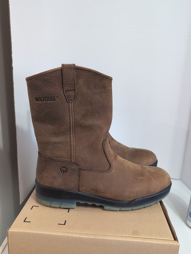 Wolverine Durashock Soft Toe Work Boots Men's Size 9EW