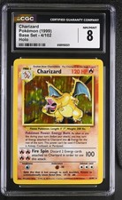 CGC 8 NM/MINT Charizard 4/102 Base Set Holo Pokemon Card